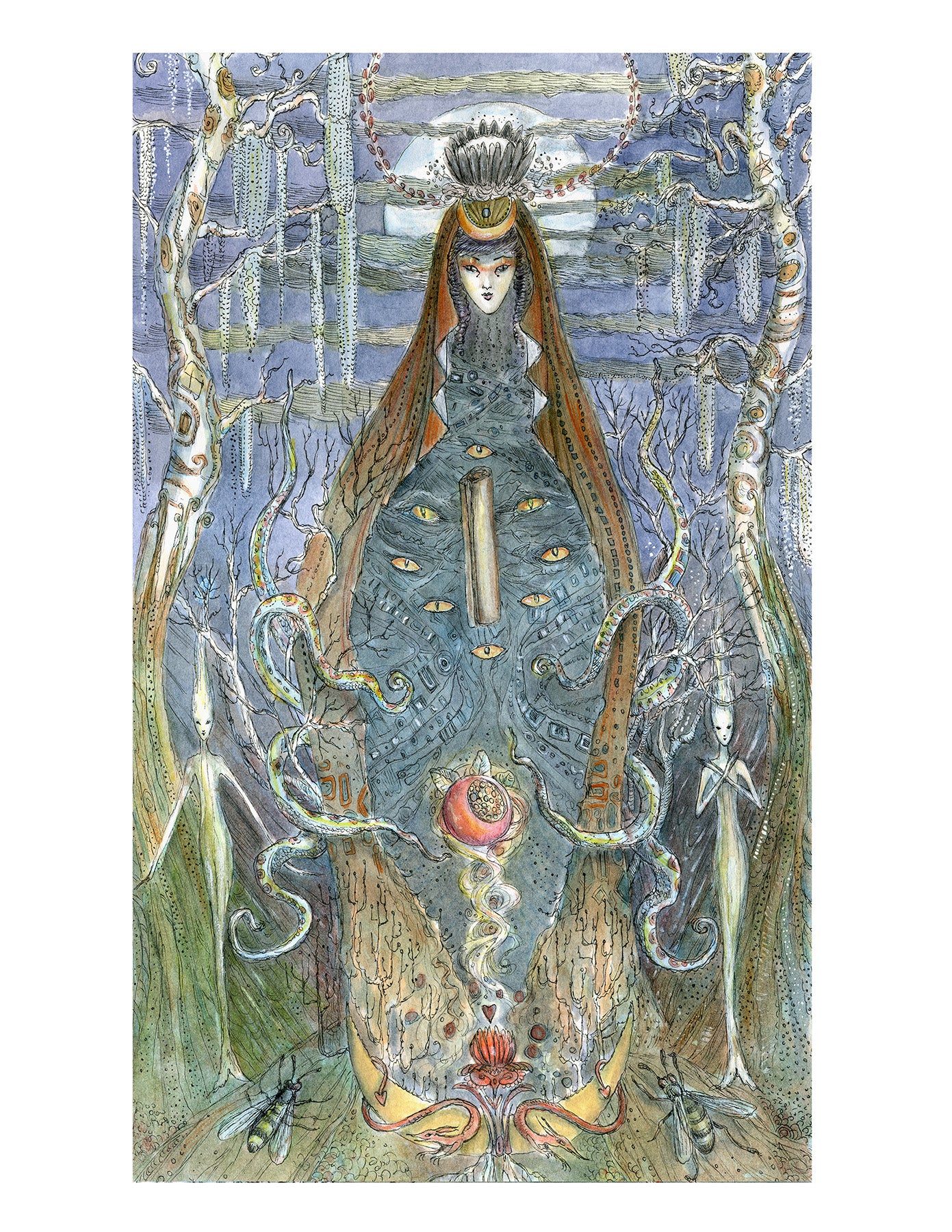 The High Priestess (Paulina Tarot)
