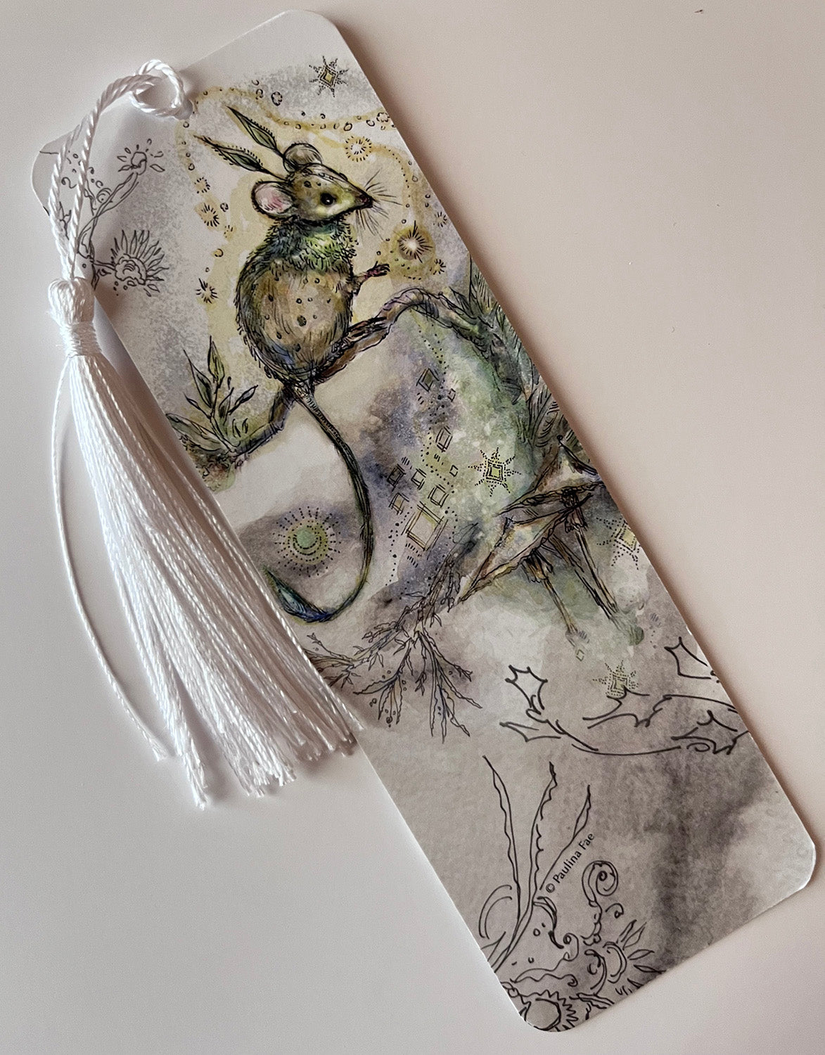 Bee and Mouse Bookmark