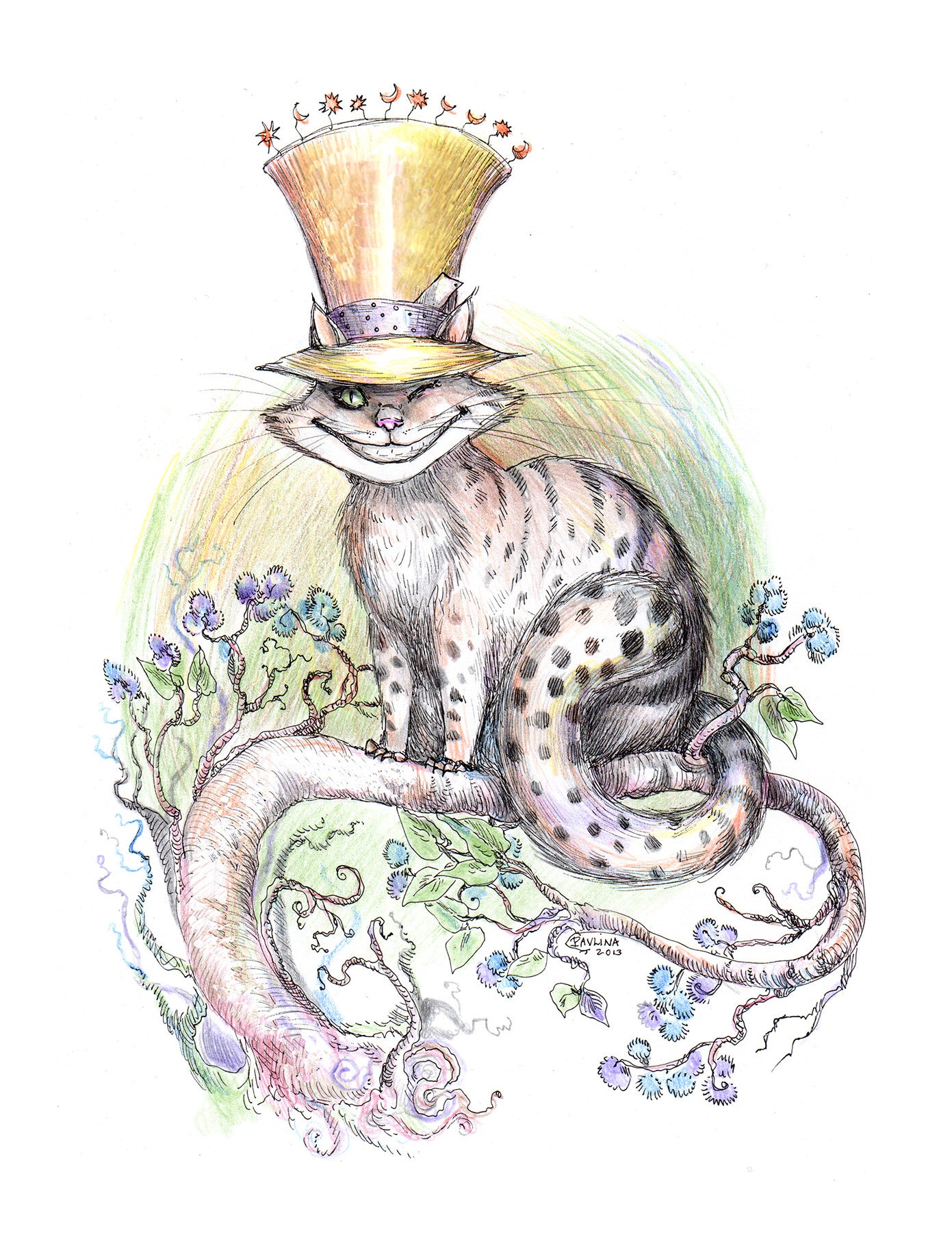 Cheshire Cat in a Mad Hat