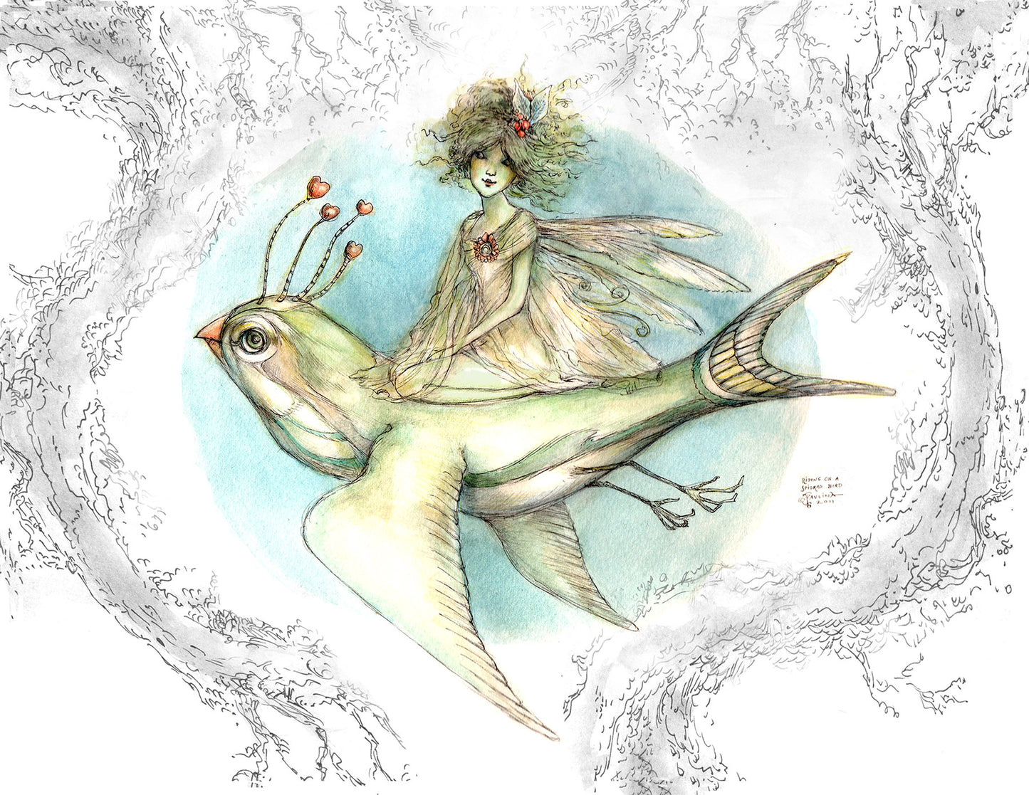 Riding a Sporiad Bird