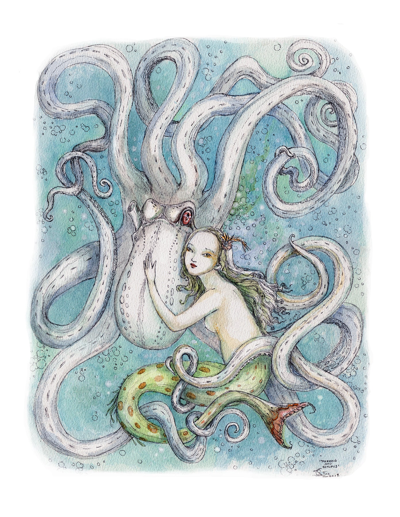 Mermaid and Opal Octopus