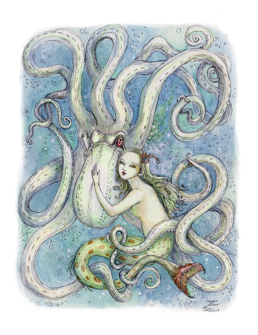 Mermaid and Opal Octopus