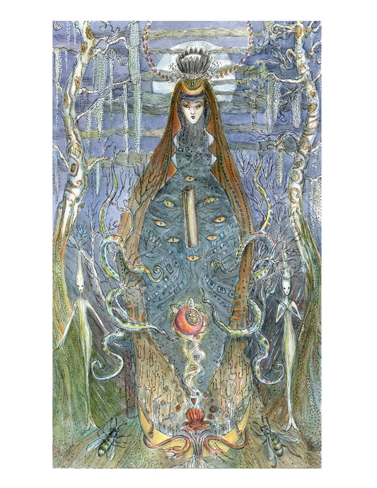 The High Priestess (Paulina Tarot)