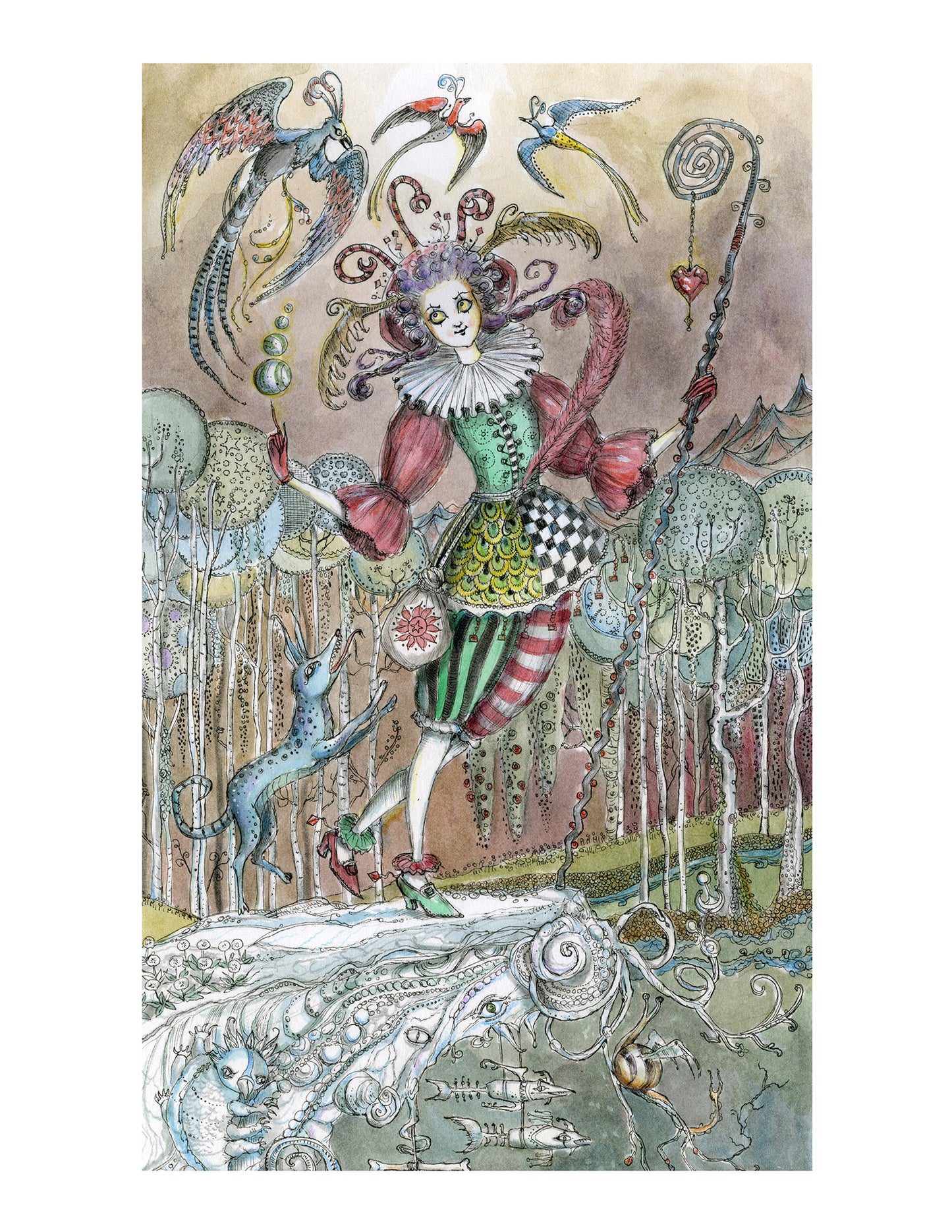The Fool (Paulina Tarot)