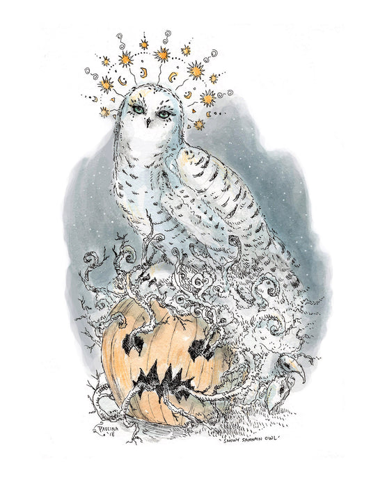 Snowy Samhain Owl