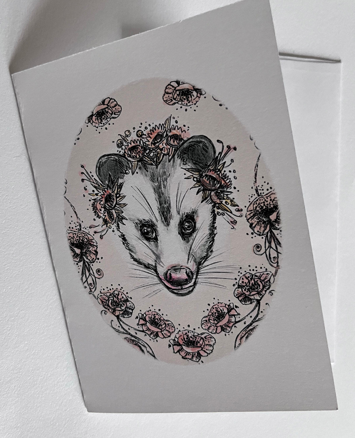 Awesome Opossum Note Card