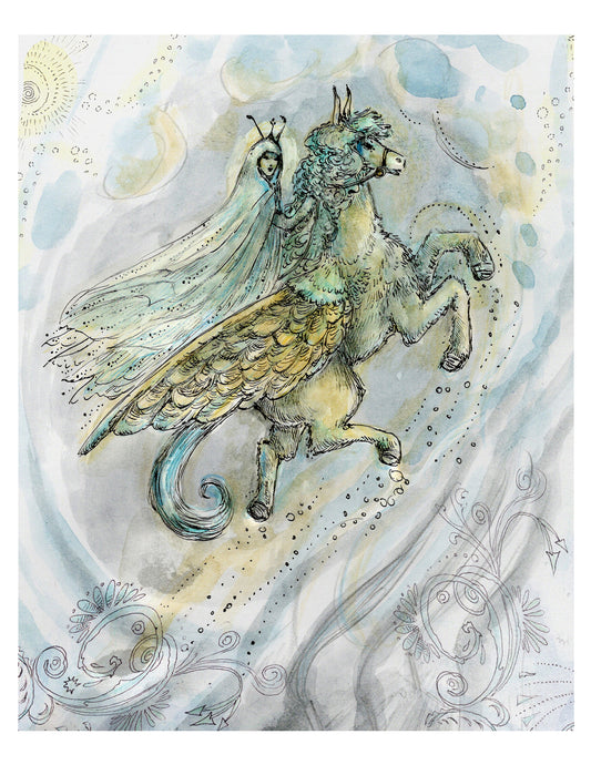 The Flight Beyond Familiar Shores