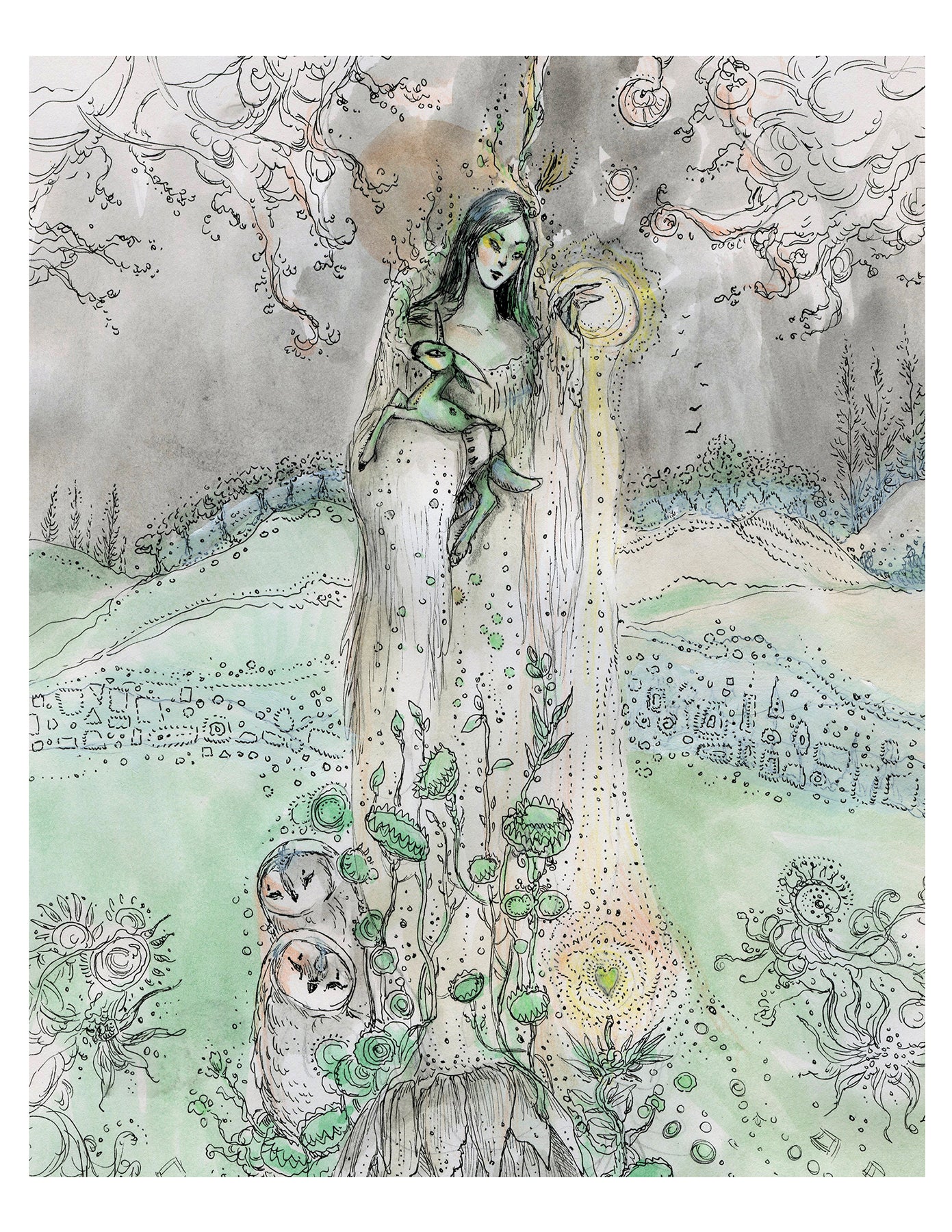 She Feeds the Future With Her Light