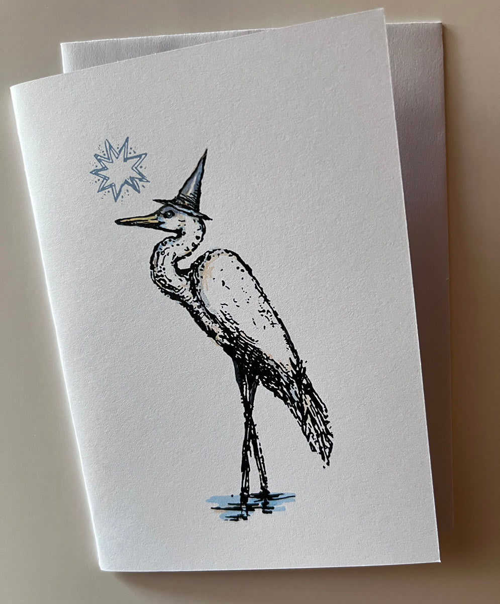 Spellbound Crane Note Card