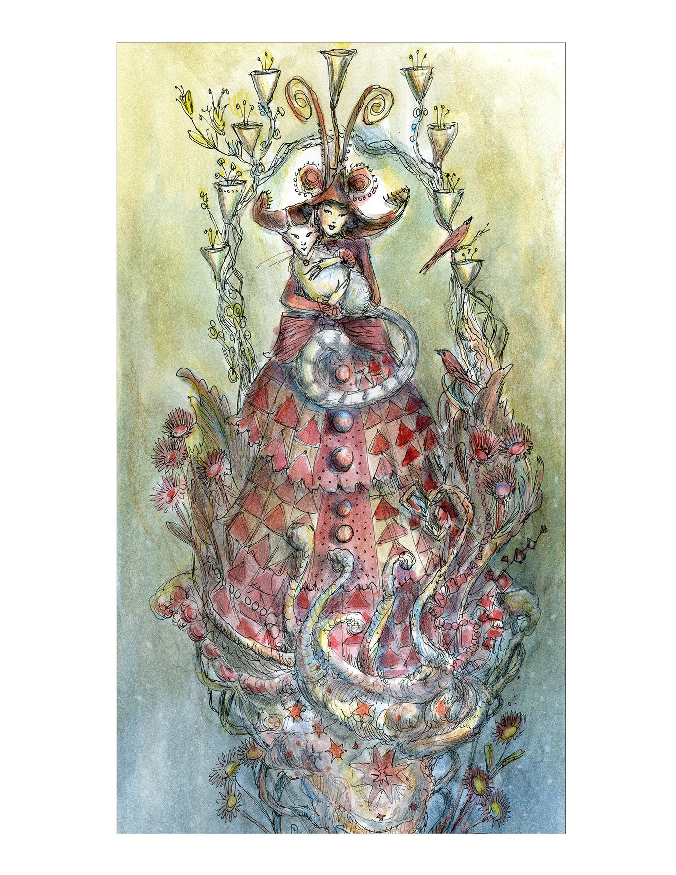 Nine of Cups (Paulina Tarot)