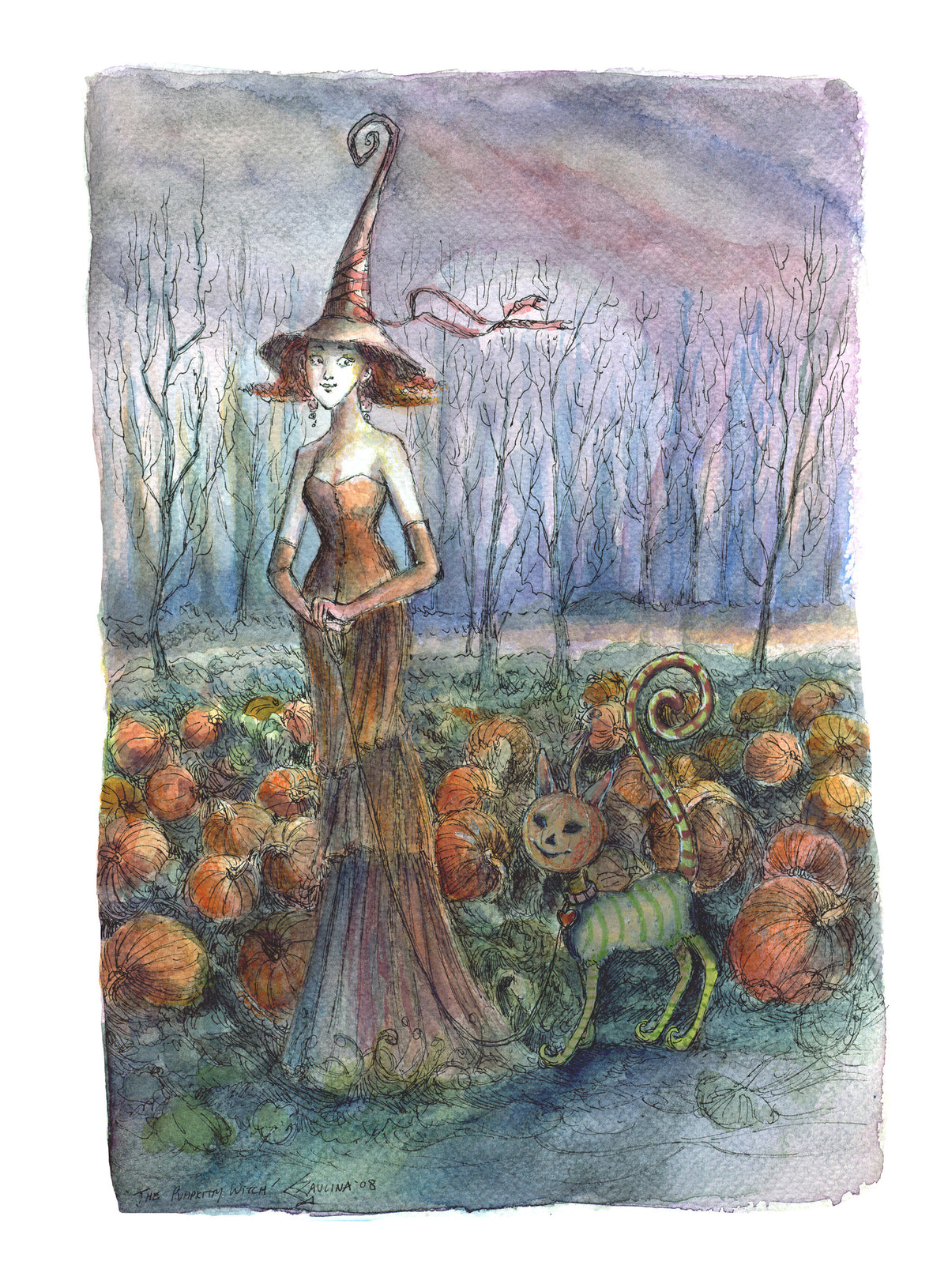 Pumpkitty Witch