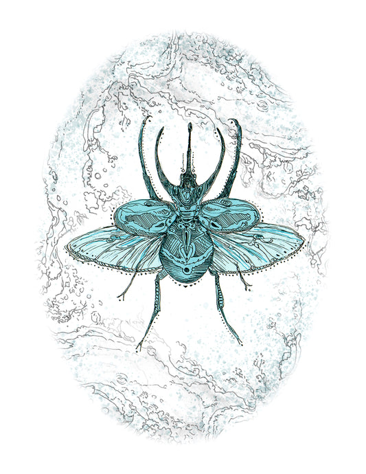Blue Scarab
