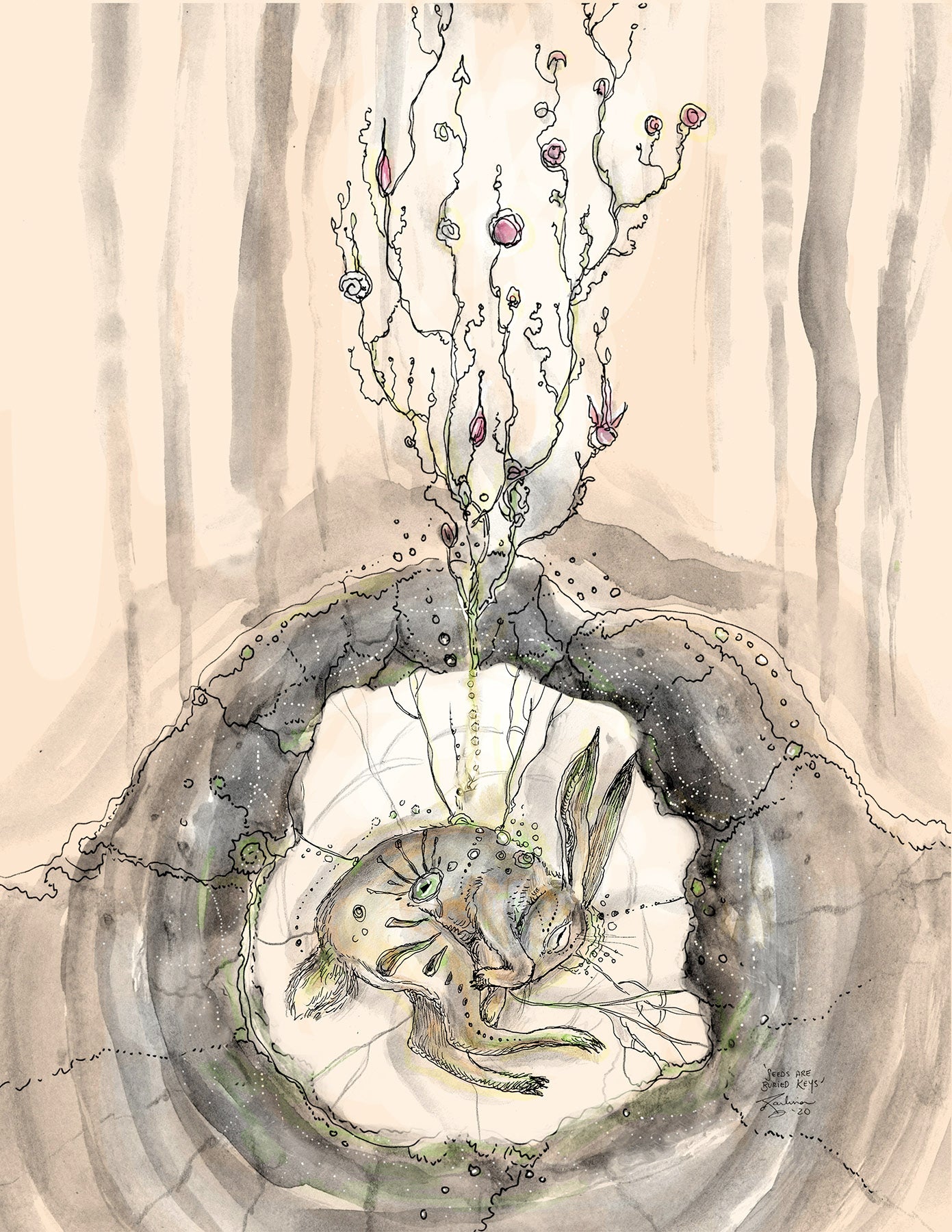 Seeds Are Buried Keys