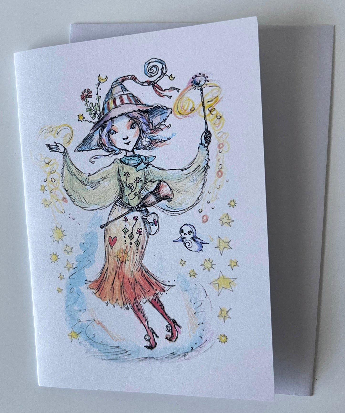 Witchling Note Card: Aura Tuning Spell